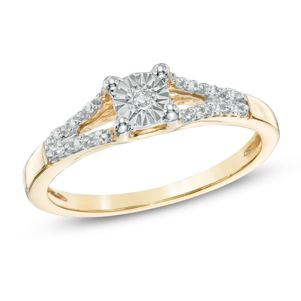Zales Diamond Accent 10K Gold Ring